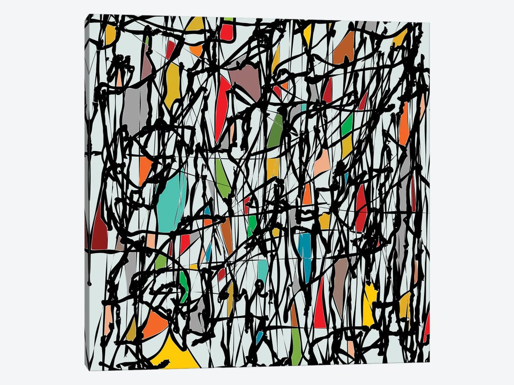 Pollock Wink XIII by Angel Estevez 1-piece Art Print
