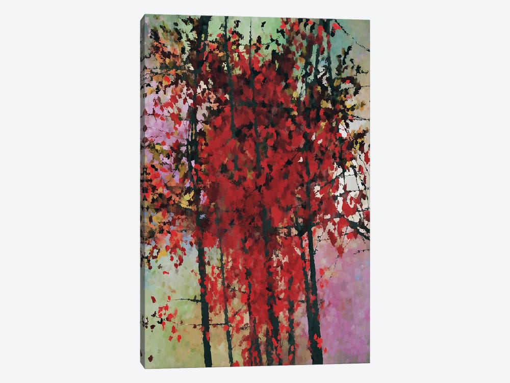 Red Trees II by Angel Estevez 1-piece Art Print