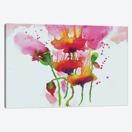 Red Tulips Canvas Print #AEZ594} by Angel Estevez Canvas Wall Art