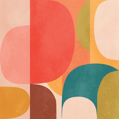 Rounded Parts II by Angel Estevez art print