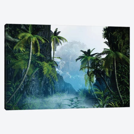 Tropical Landscape I Canvas Print #AEZ61} by Angel Estevez Canvas Art Print