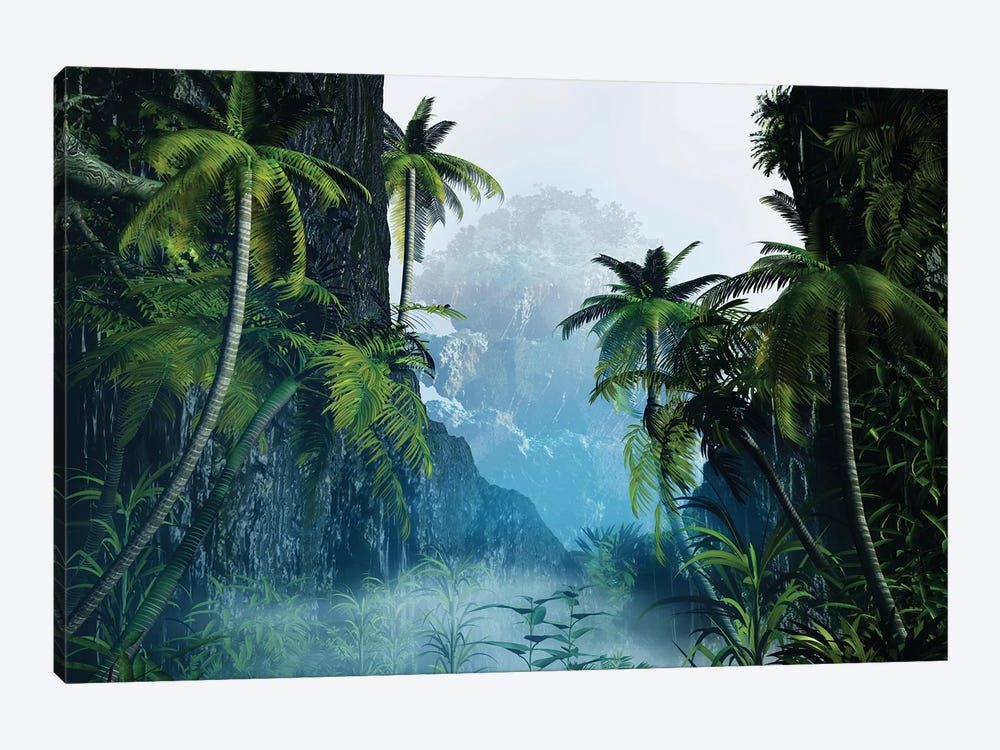 Tropical Landscape I by Angel Estevez 1-piece Canvas Wall Art