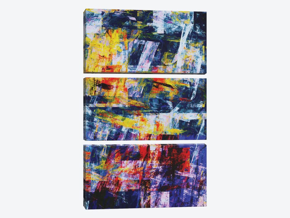 Color Mix by Angel Estevez 3-piece Canvas Art Print