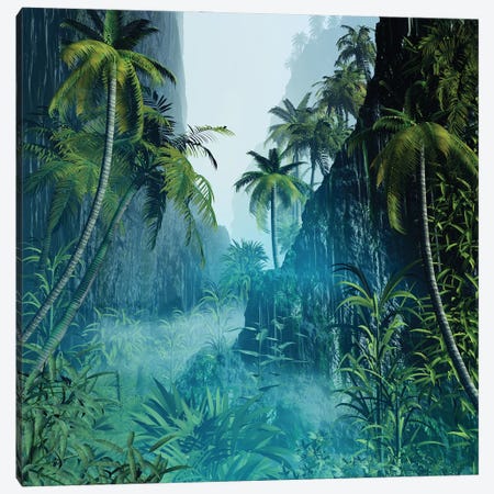 Tropical Scenery II Canvas Print #AEZ64} by Angel Estevez Canvas Wall Art