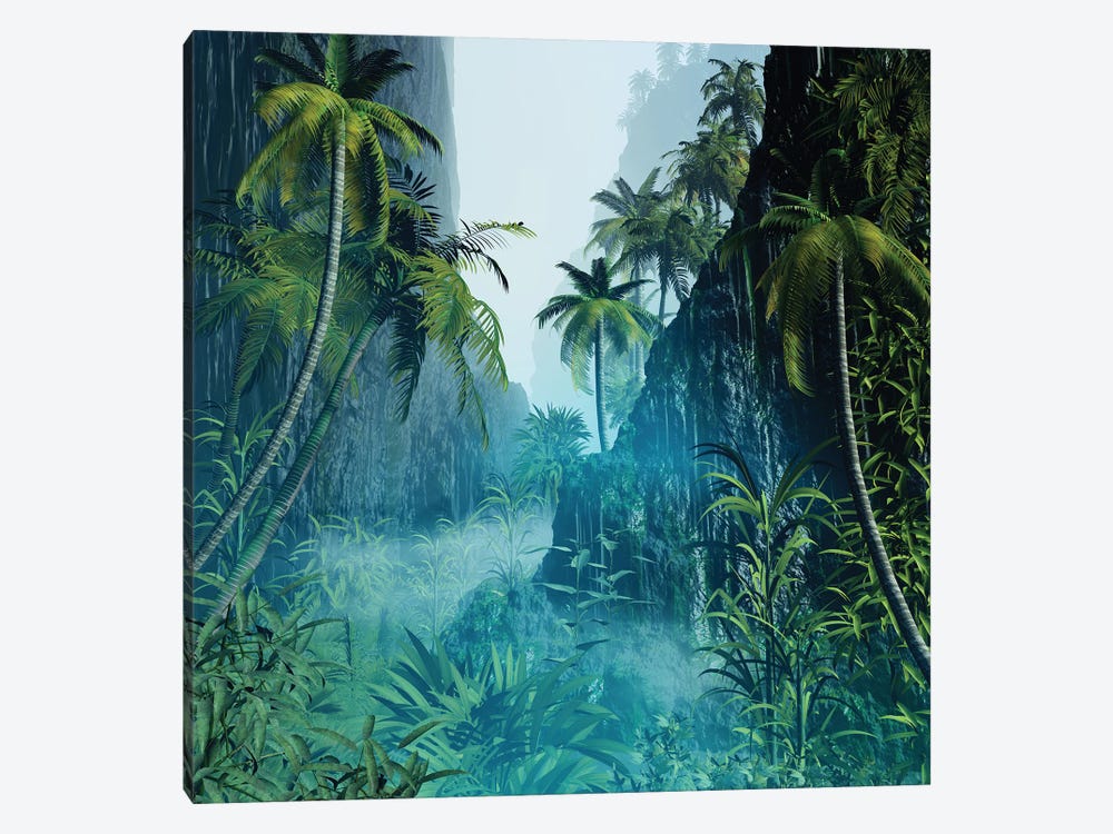 Tropical Scenery II by Angel Estevez 1-piece Canvas Art Print