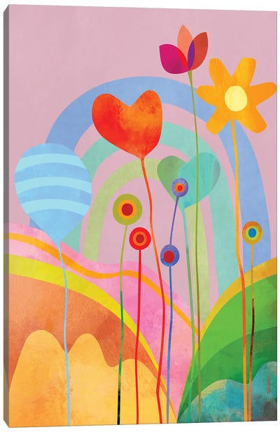 Children's Landscape Canvas Art Print - Angel Estevez