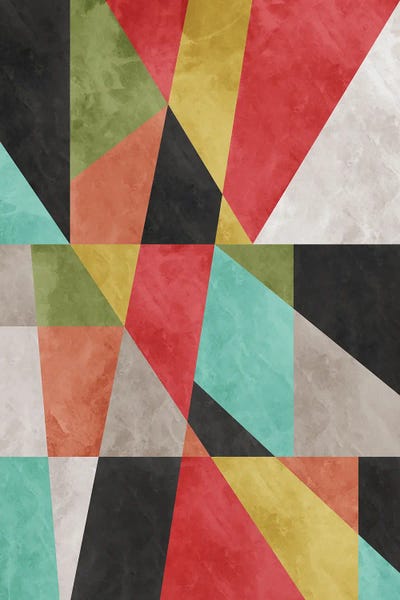 Large | 37"-48": Geometric Pattern XIX by Angel Estevez