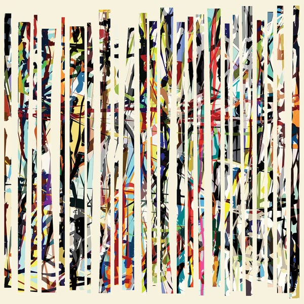 Linear Abstract: Between Cracks V by Angel Estevez