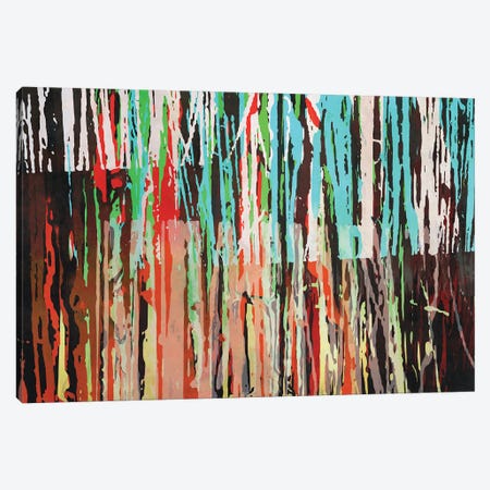 Colored And Irregular Strokes II Canvas Print #AEZ696} by Angel Estevez Canvas Print