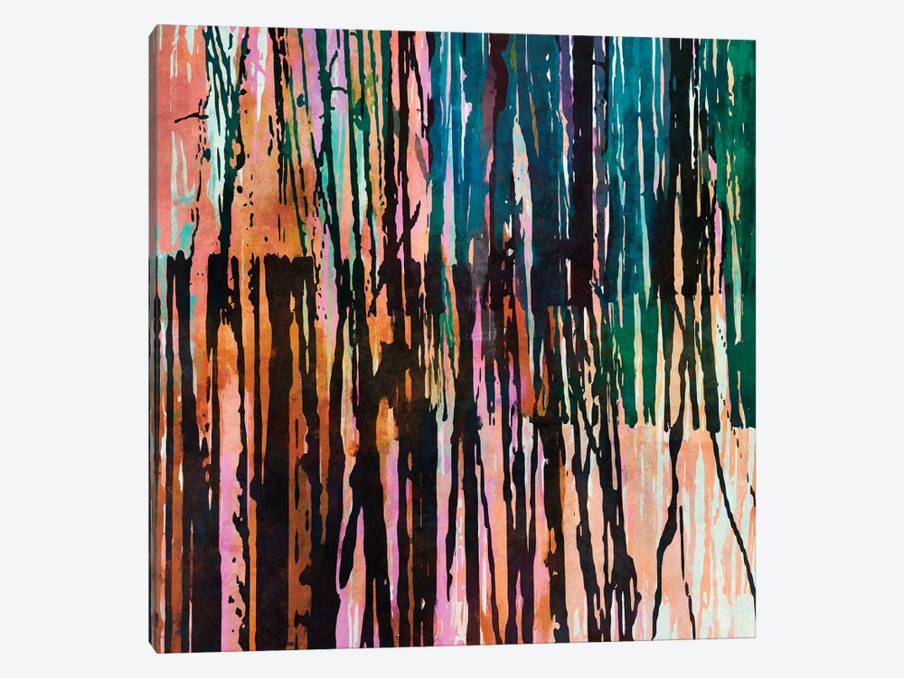 Colored And Irregular Strokes III by Angel Estevez 1-piece Canvas Art Print