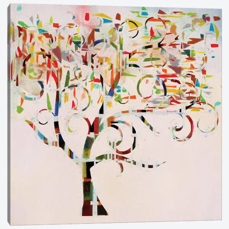 Colorful Tree VI Canvas Print #AEZ698} by Angel Estevez Canvas Wall Art