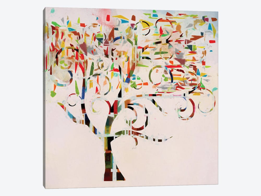Colorful Tree VI by Angel Estevez 1-piece Canvas Art