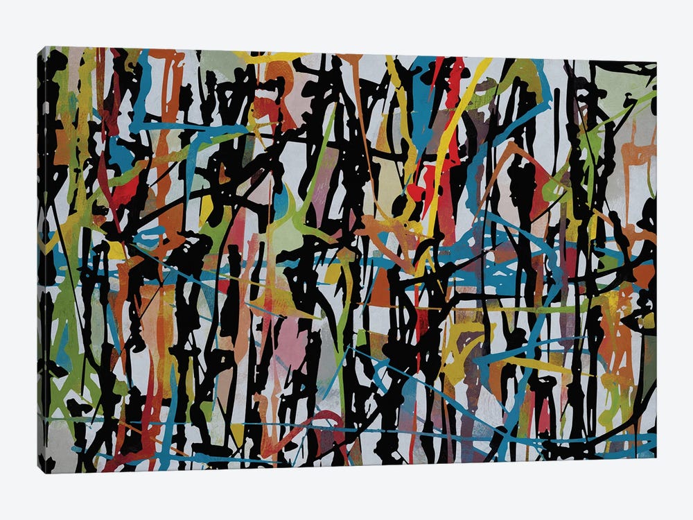Pollock Wink XV by Angel Estevez 1-piece Canvas Art