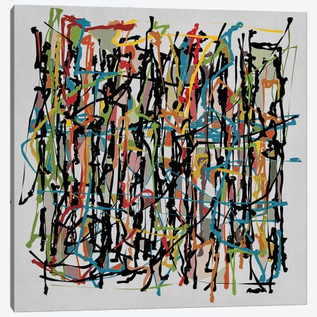 Pollock Wink XVI Canvas Print #AEZ714} by Angel Estevez Canvas Artwork
