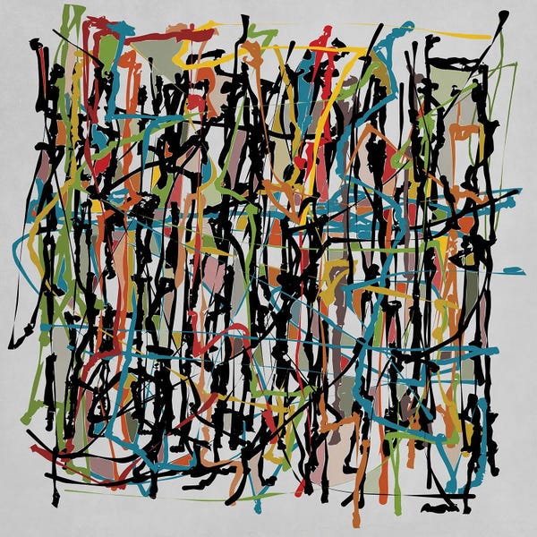 Angel Estevez: Pollock Wink XVI by Angel Estevez