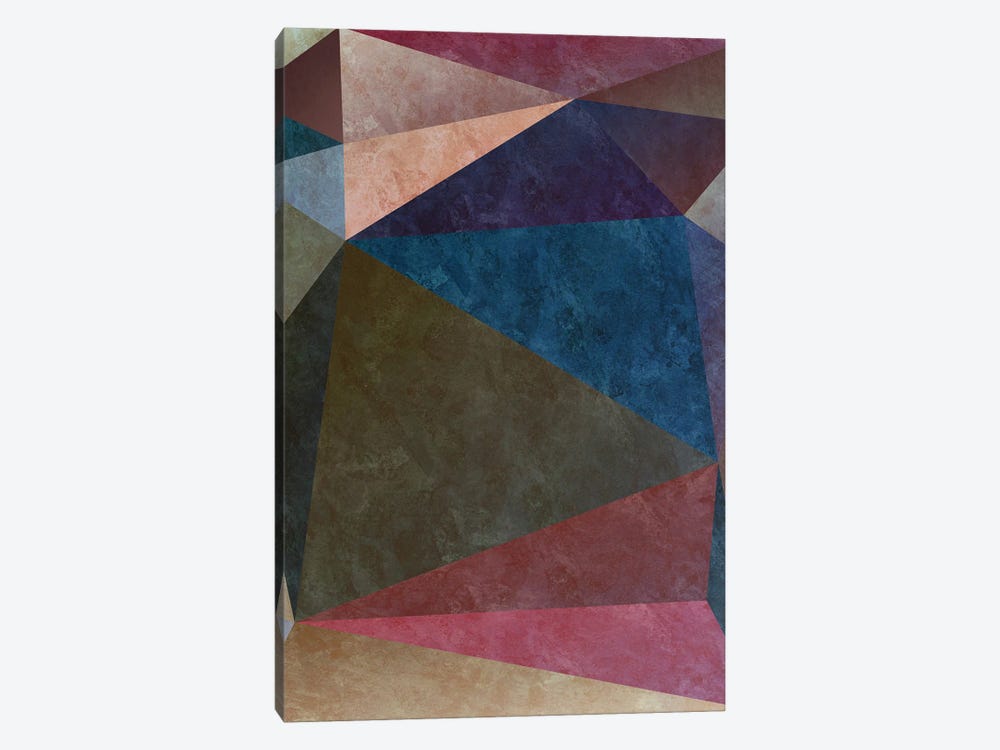 Connected Triangles XXI by Angel Estevez 1-piece Canvas Print