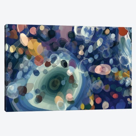 Particles Seen With Microscopic Canvas Print #AEZ72} by Angel Estevez Canvas Artwork