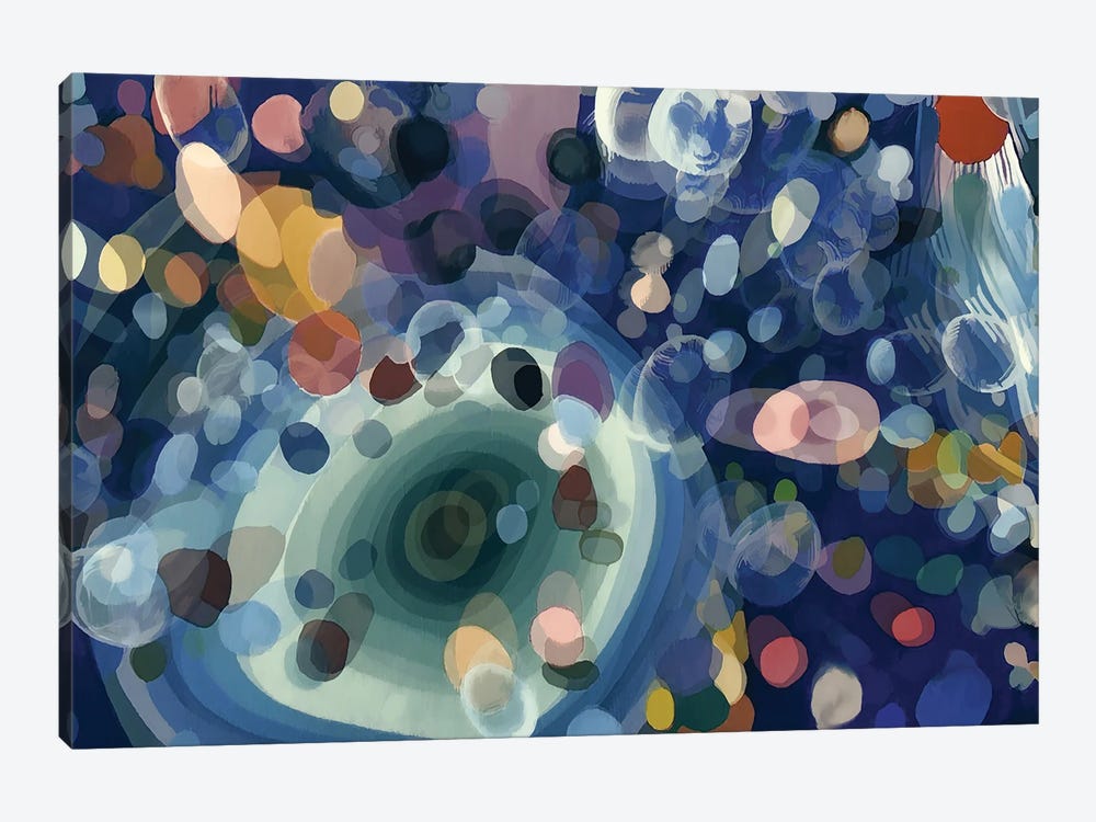 Particles Seen With Microscopic by Angel Estevez 1-piece Canvas Art