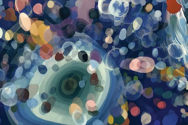Angel Estevez: Particles Seen With Microscopic by Angel Estevez