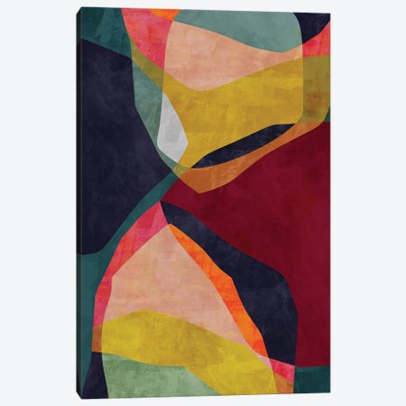 Overlapping And Colored Parts Canvas Print #AEZ752} by Angel Estevez Art Print