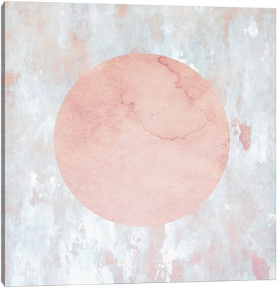 Big Pink Moon Canvas Art Print - Angel Estevez