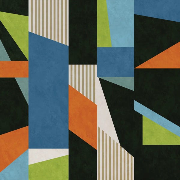 Angel Estevez: Geometric Pattern XXVIII by Angel Estevez
