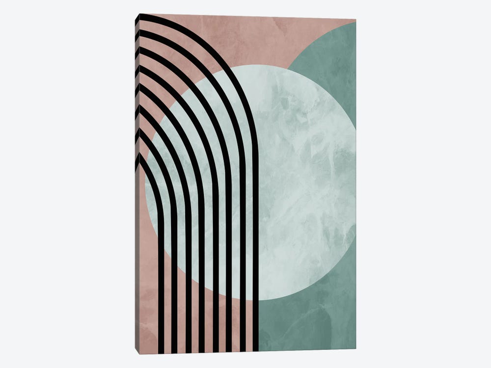 Moon Stripes by Angel Estevez 1-piece Art Print