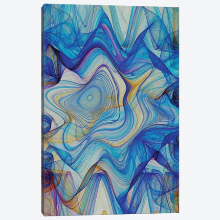 Hypnotic Blue Canvas Print #AEZ80} by Angel Estevez Canvas Art Print