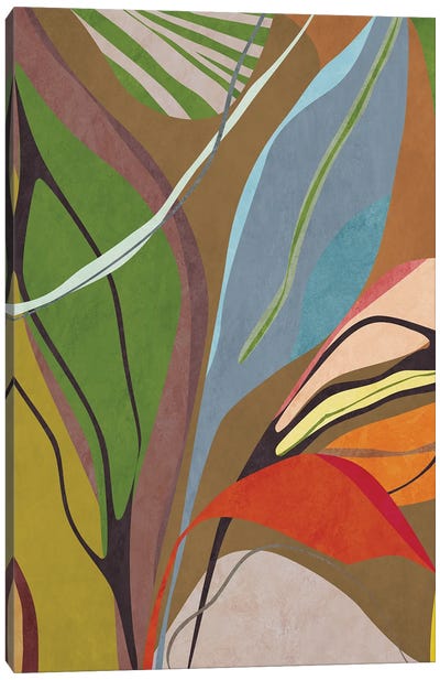 Tropical Foliage VI Canvas Art Print - Angel Estevez