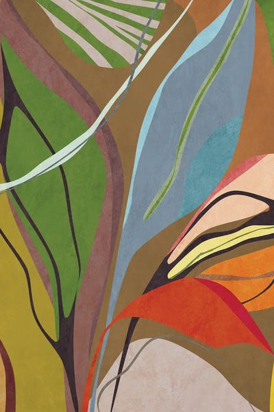 Tropical Living Room: Tropical Foliage VI by Angel Estevez