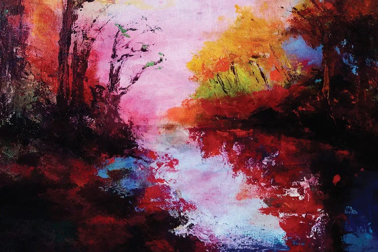Autumnal Woods by Angel Estevez wall art