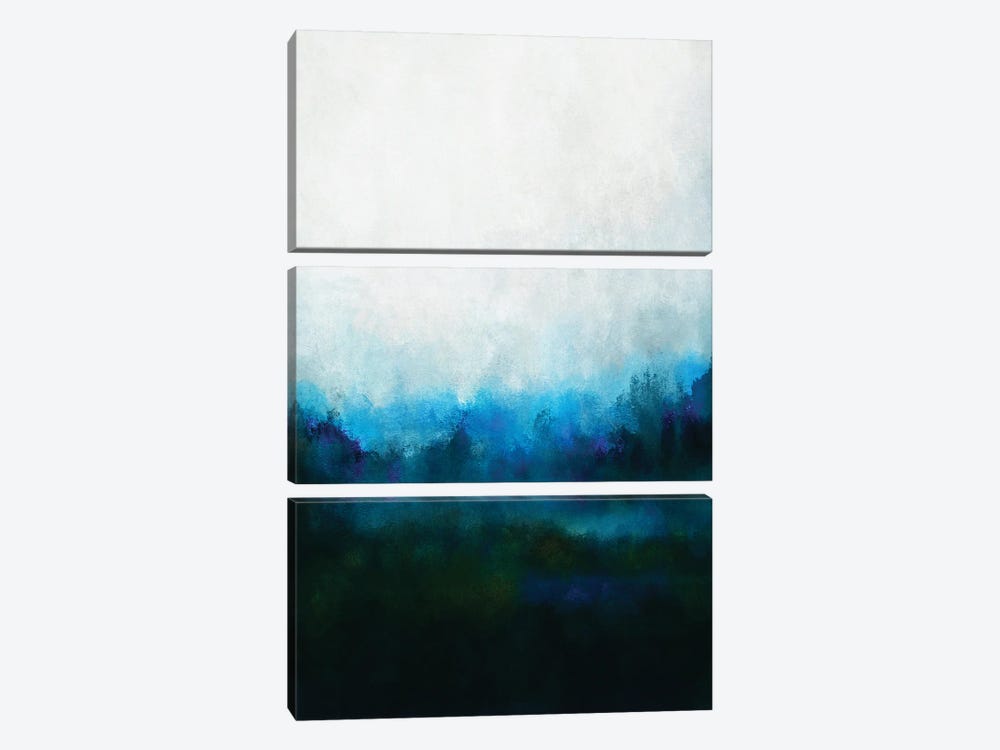 Blue Mountains by Angel Estevez 3-piece Canvas Print