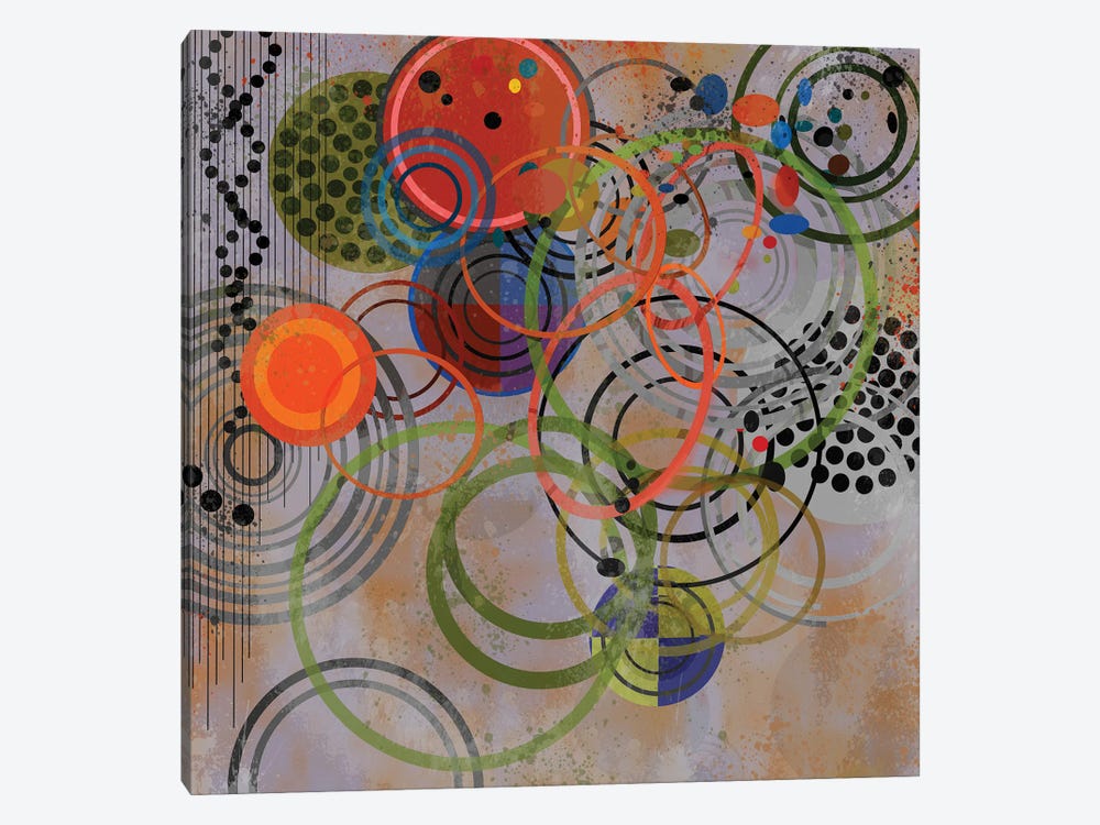 Circles On Circles by Angel Estevez 1-piece Art Print