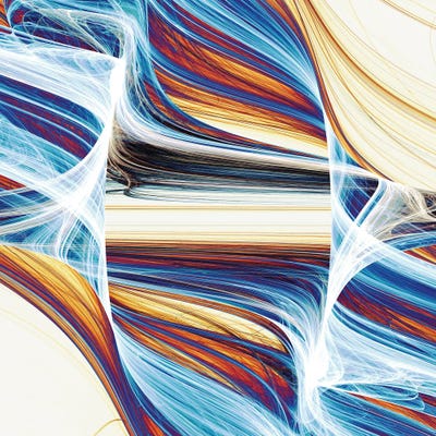 Interwoven And Winding by Angel Estevez art print