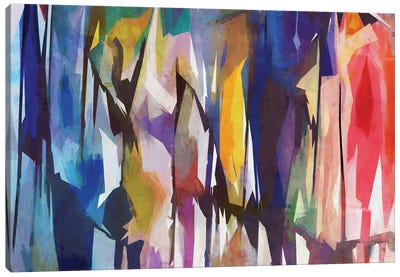 Colors And Shapes Canvas Art Print - Angel Estevez