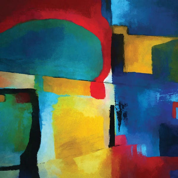 Hispanic & Latin American Artists: Geometric Concept IV by Angel Estevez