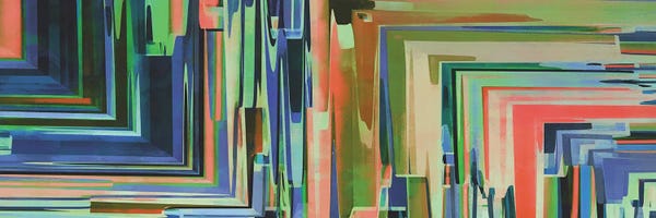 Abstract Graphic Design & Digital: Opposite Directions by Angel Estevez