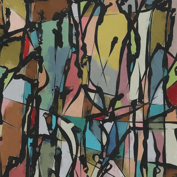 Similar To Jackson Pollock: Pollock Wink XXII by Angel Estevez