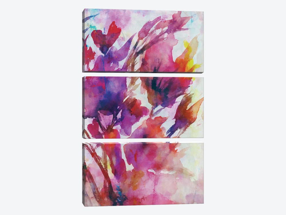 Springtime VII by Angel Estevez 3-piece Canvas Print