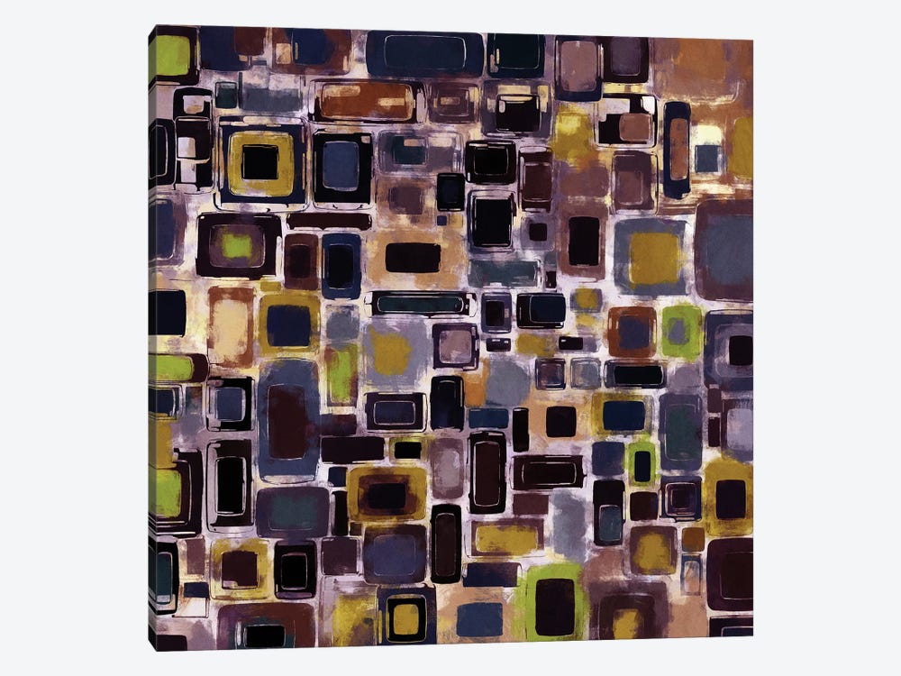 Squares And Rectangles by Angel Estevez 1-piece Canvas Artwork
