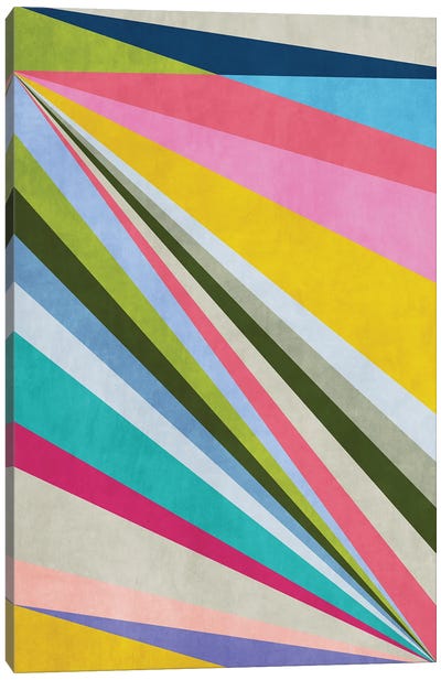 Diagonals II Canvas Art Print - Colorful Abstracts