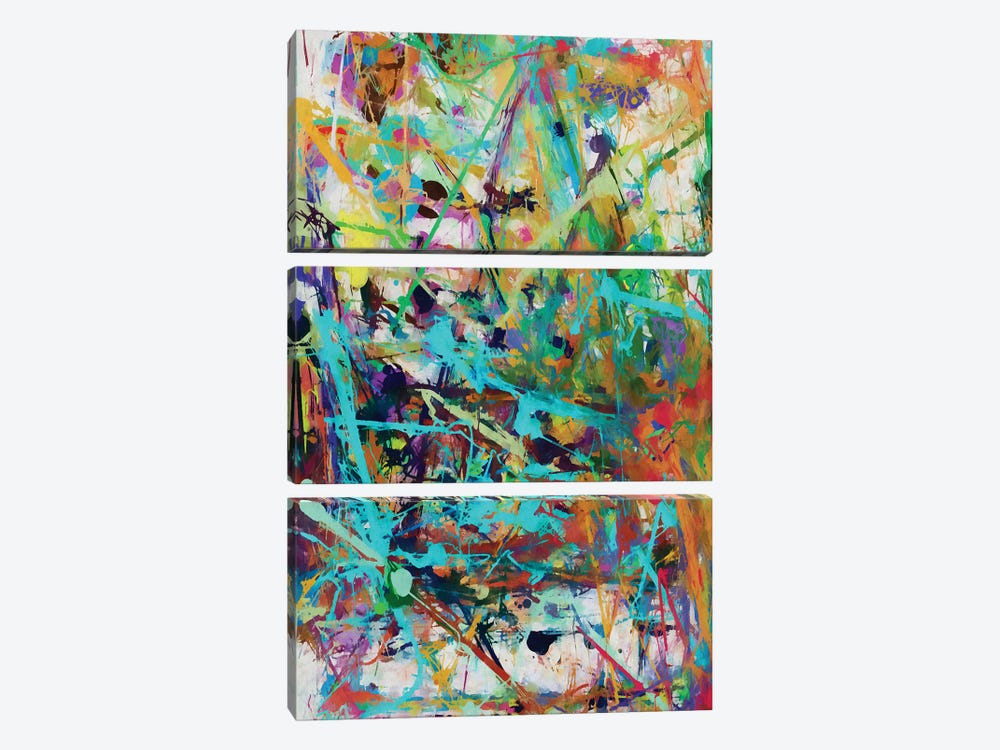 Pollock Wink XXVII by Angel Estevez 3-piece Art Print