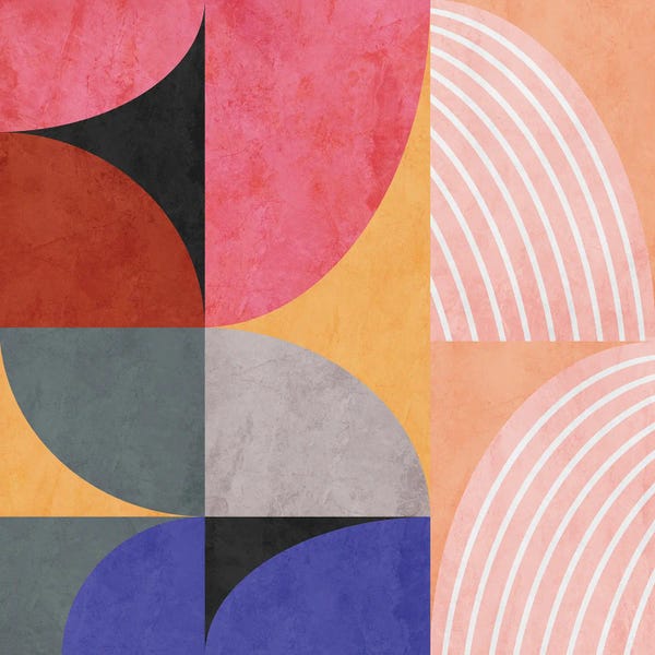Angel Estevez: Semi Circles XIV by Angel Estevez