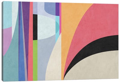 Geometric Concept XI Canvas Art Print - Colorful Abstracts
