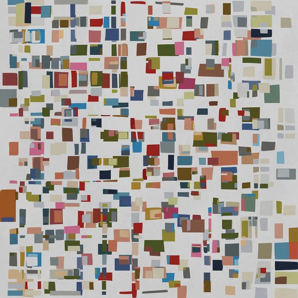 Angel Estevez: Multiple Colored Pieces by Angel Estevez