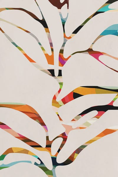 Mid-Century Modern Living Room: Colored Tree by Angel Estevez