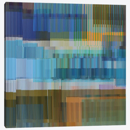 Multiple Colored Lines Canvas Print #AEZ98} by Angel Estevez Canvas Artwork