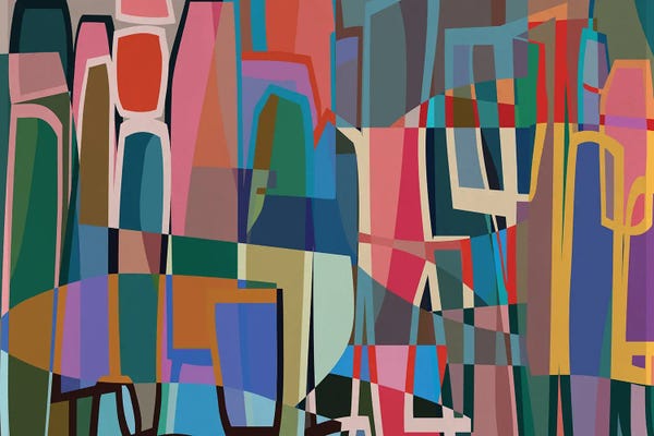 Colorburst: Colored Pieces XIII by Angel Estevez