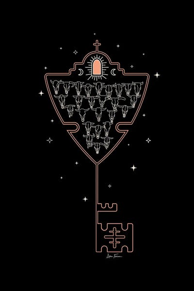 Keys: Key to Tejas in Black by Allie Falcon