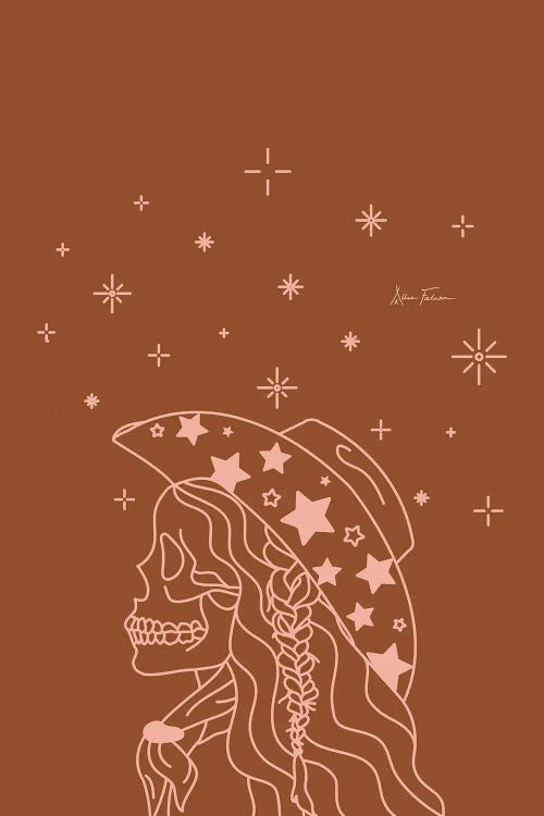 Love or Die Tryin' Rhinestone Cowgirl in Rust